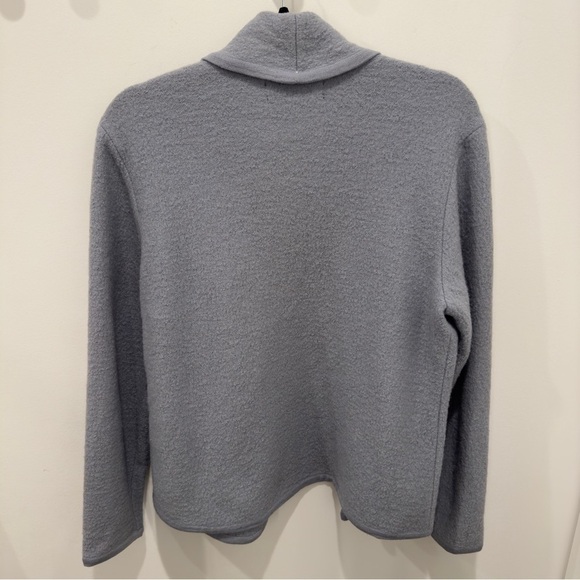 Kasper 100% Wool Light Blue Cardigan - Picture 5 of 8